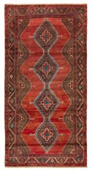 Traditional Vintage Hand-Knotted Area Rug 4’10” x 9’5″ Oriental Wool Carpet