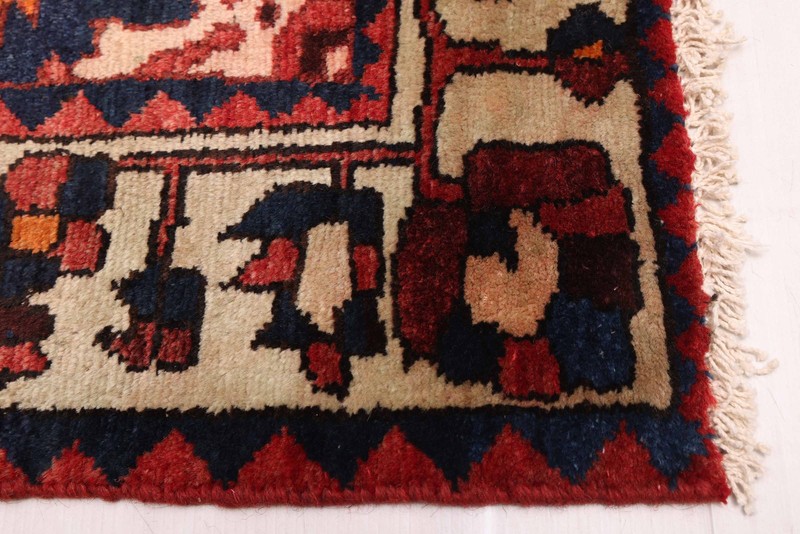 Vintage 5'3" x 9'8" Traditional Hand Knotted Vegetable Dye Wool Area Rug gallery