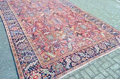 WONDERFUL ANTIQUE ALLOVER SERAPI HERIZ RUG ***WWS*** circa 1910