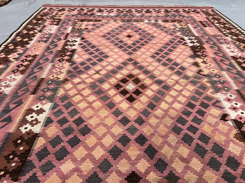 8x16 Afghan Handmade Kilim Rug Flat Weave Wool Oversized Palace Size Area Carpet gallery