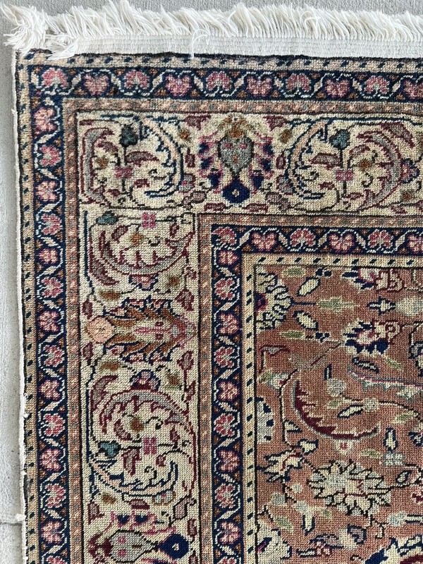 Beautiful Antique 19Th-Century Camel Colors 4.75 X 7.4FT tabrize Rug gallery