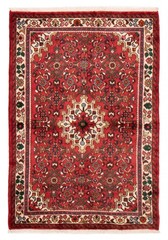 Vintage 3’5″ x 5’0″ Traditional Hand Knotted Vegetable Dye Wool Area Rug