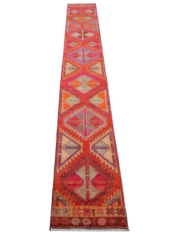 2x13 Runner Rug Hand Made Long Narrow Hallway Rug Low Pile. Actual 1.9 x 12.6 ft gallery