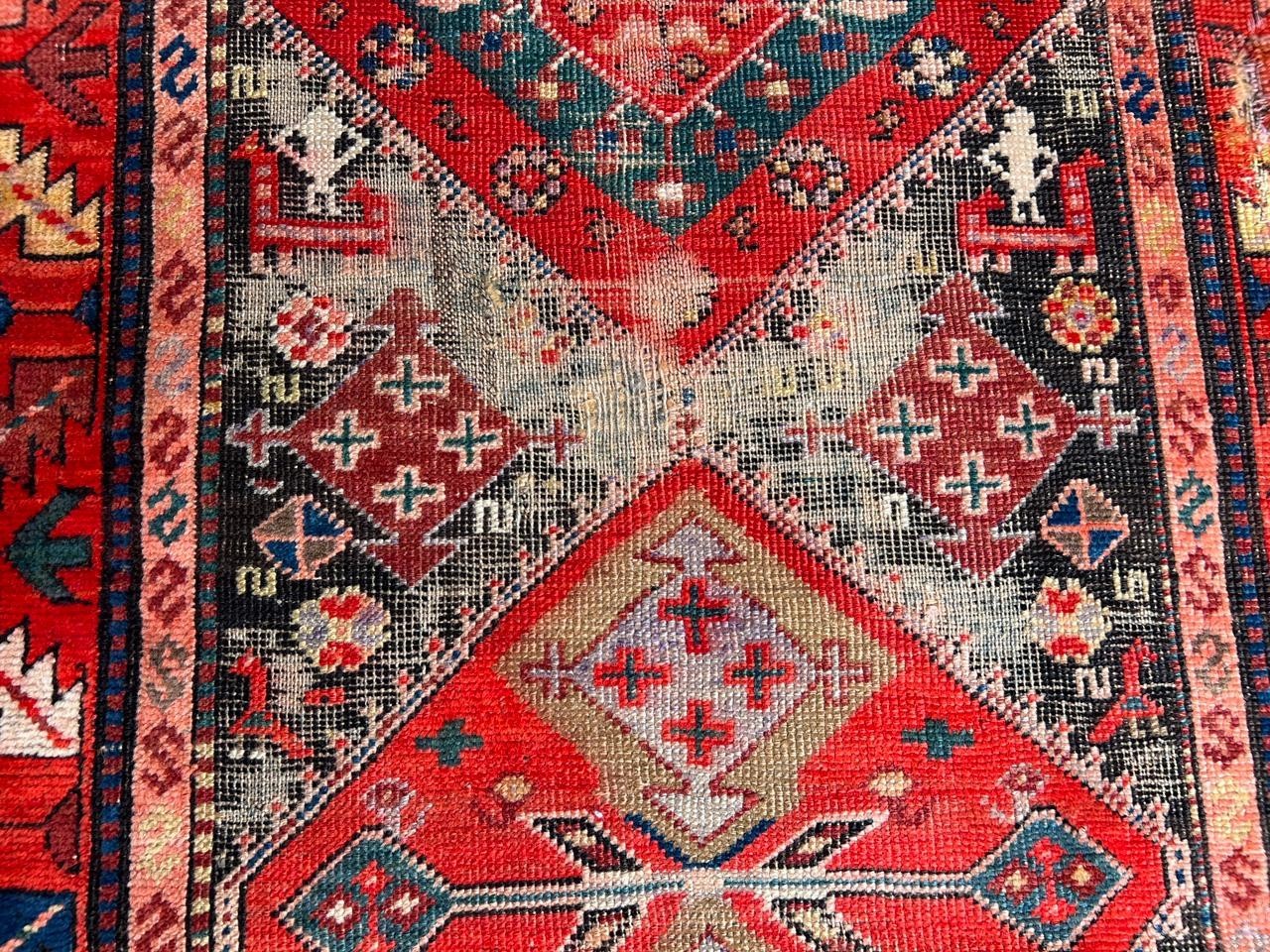 COLLECTORS' ITEM Antique Above 100 Years Old Antique Shirvan Caucasian Carpet gallery