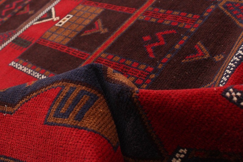 Vintage 3'7" x 6'3" Traditional Hand Knotted Vegetable Dye Wool Area Rug gallery