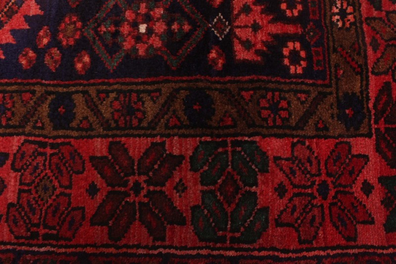 Vintage 4'3" x 6'11" Traditional Hand Knotted Vegetable Dye Wool Area Rug gallery
