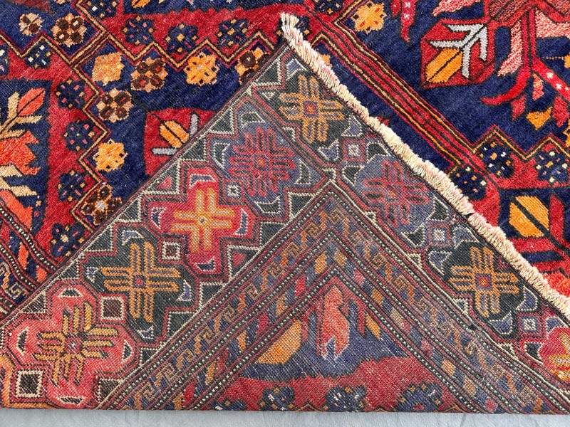 COLLECTORS' ITEM Stunning Vintge Shirvan Caucasian Natural Vegetble Dye Carpet gallery