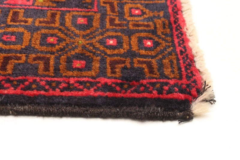 Vintage 3'9" x 6'3" Traditional Hand Knotted Vegetable Dye Wool Area Rug gallery