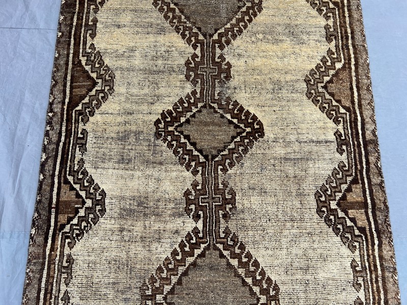 110x200cm Vintage Handmade Moroccan Style Medallion Wool Area Rug Low Pile Decor gallery