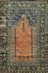 Gorgeous Antique Handmade Wool on Cotton Gördes Rug (116 cm x 176 cm)