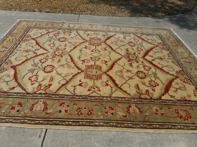 Semi-Antique Anatolian Arts & Crafts Oriental Rug, C. 1970, 8'8" X 11'7" gallery