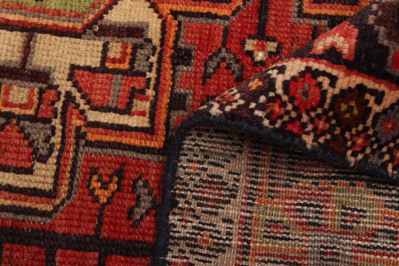 Vintage 4'4" x 6'10" Traditional Hand Knotted Vegetable Dye Wool Area Rug gallery