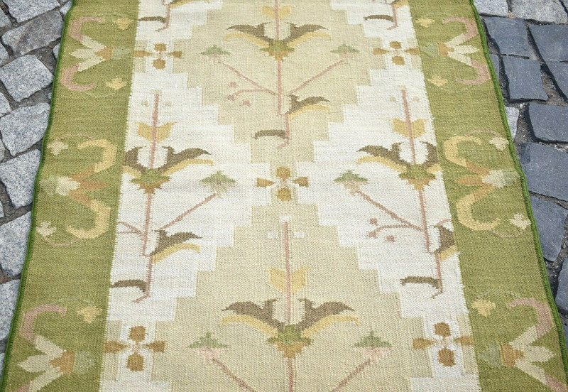Vintage Turkish Rug 2'9'' x 4'7'' ft Anatolian Soft Colors Rug Flat Woven Rug gallery