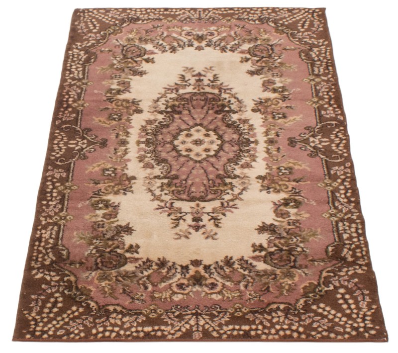 Vintage Hand-Knotted Area Rug 3'10" x 7'3" Traditional Oriental Wool Carpet gallery