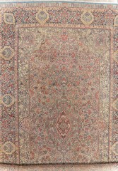Antique Vegetable Dye Traditional Rug 16×27 Ft Palace Size Oriental Wool Carpet