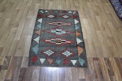 Vintage Oriental Tribal Wool Rug 133x85cm (4’4” x 2’9”) Hand Knotted Gabbeh rug