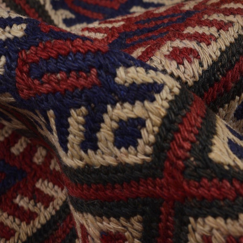 Oriental Flat Weave Handmade Geometric Vintage Kilim Antique Rugs 4'4x7'9ft 7666 gallery