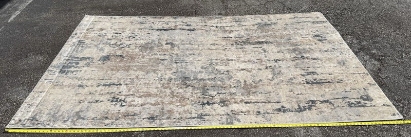Nourison Quarry QUA01 Beige Grey Abstract Area Rug 6' x 9' Modern Indoor gallery