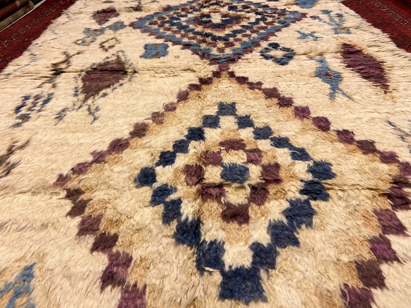 150 X 210 cm Stunning Beni Ourain Berber Moroccan Tribal Carpet gallery