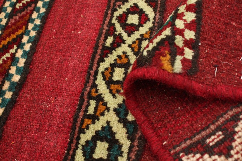 Vintage 3'6" x 5'2" Traditional Hand Knotted Vegetable Dye Wool Area Rug gallery