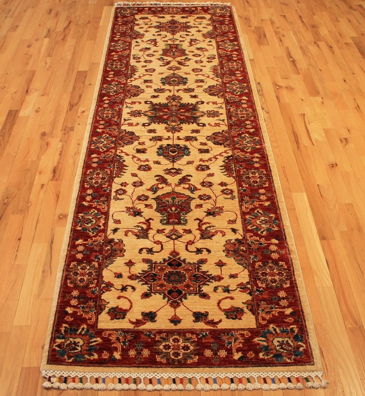 Hand-knotted Rug (Carpet) 2'8X9'3, Farahan mint condition gallery