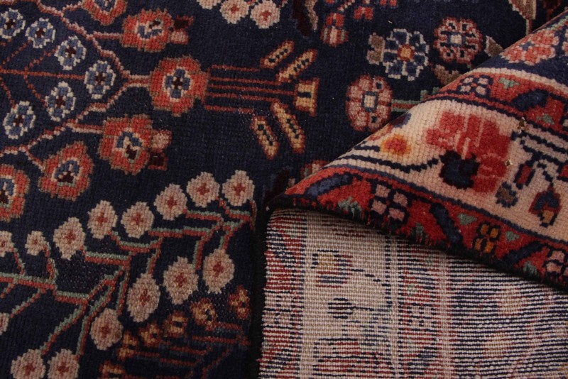 3'5" x 10'7" Vintage Hand-knotted Runner Rug Traditional Oriental Wool Carpet gallery