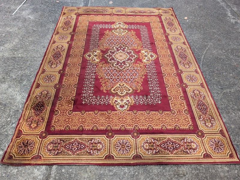 60s XXL Vintage Carpet 70s Retro Living Room 275 X 200 Mid Century N10 gallery