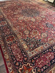 Stunning Fine Vintage Handmade Palace Size Oriental Rug, Medallion Design, 11×16