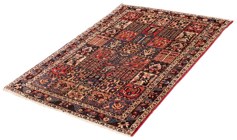 Vintage Red Traditional 5'5" x 7'3" Hand-Knotted Oriental Wool Area Rug gallery