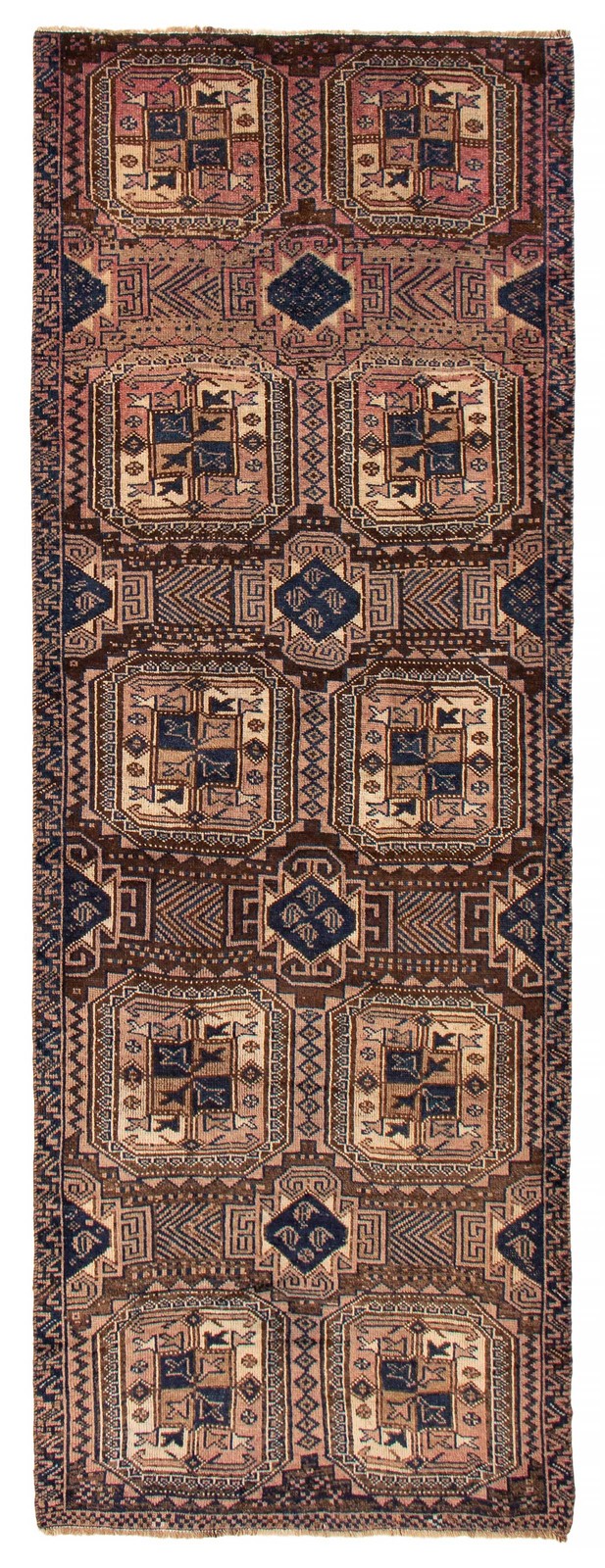 Traditional Vintage Hand-Knotted Oriental Carpet 4'3" x 12'0" Wool Area Rug gallery