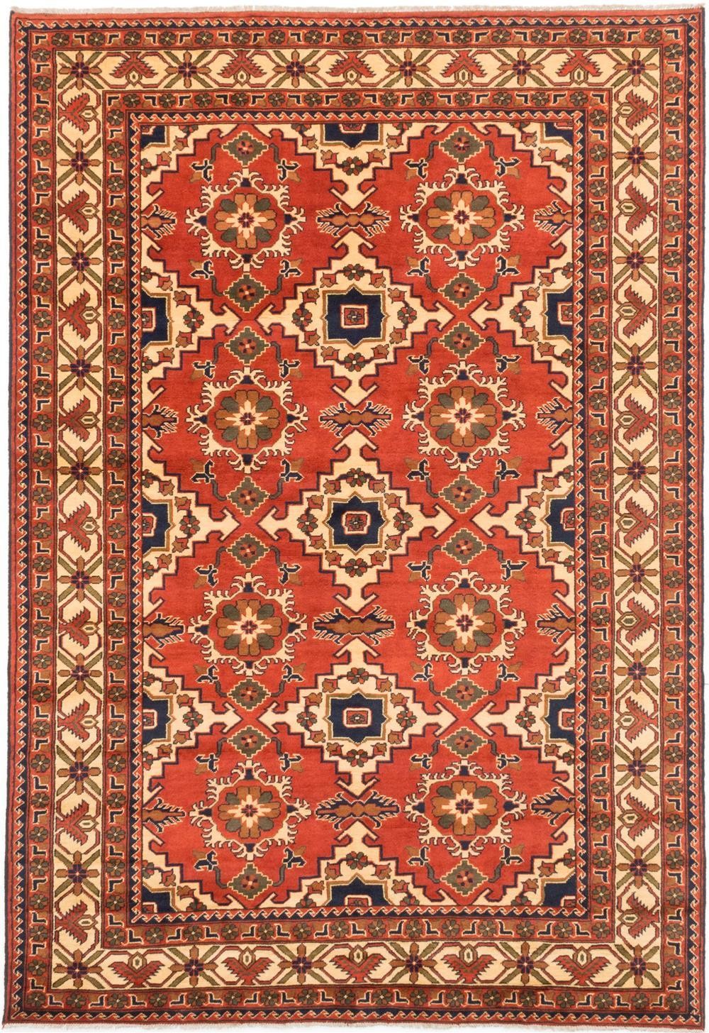Traditional Vintage Hand-Knotted Area Rug 6'9" x 9'10" Oriental Wool Carpet gallery