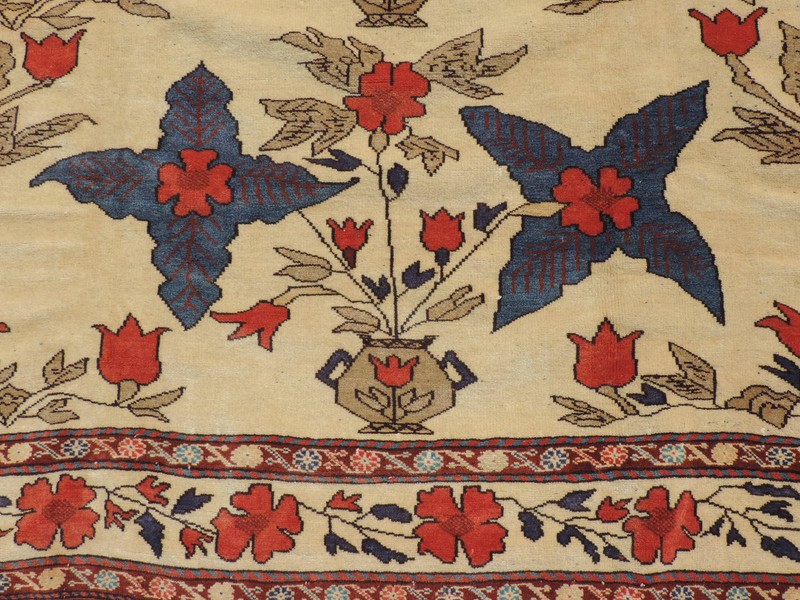 5x6ft. Russian Tajik Tribal Wool Rug gallery