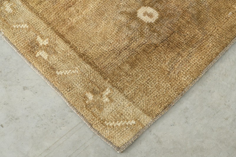 2x4 Turkish Door Mat Rug Hand-Knotted Small Vintage Oushak Carpet Mini Rugs,571 gallery