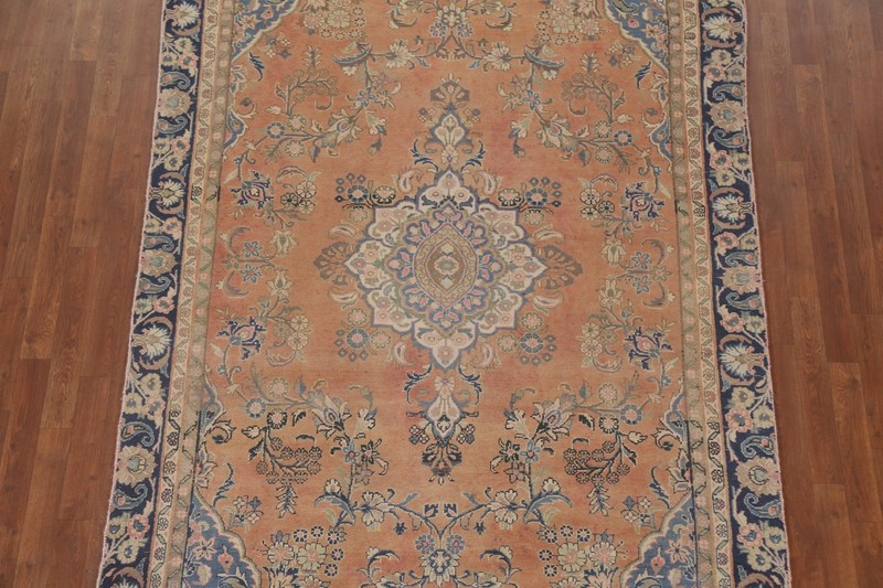 Handmade Wool Rust Area Rug 6x9 Medallion Traditional Living Room Classic Carpet gallery