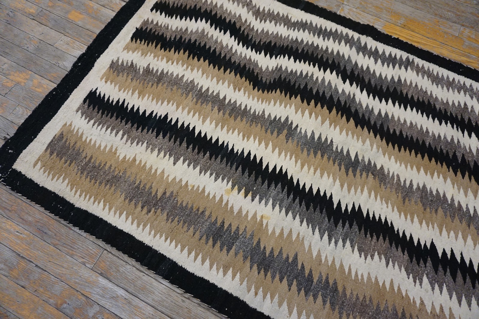 3'x5' Antique Allover Geometric Wool Flat Weave Multicolor Jewel Tones 1935 Rug gallery