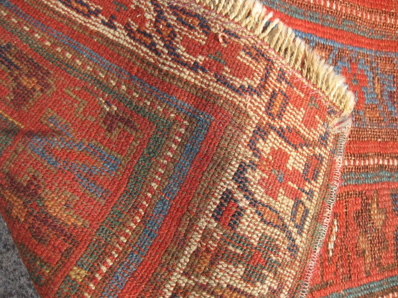 vintage EASTERN ANATOLIAN KILIM RUG HANDMADE HANDWOVEN SZ 93"X49" 236CMX123CM gallery