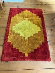 Vintage Shag MCM Canterbury House Rare Rug