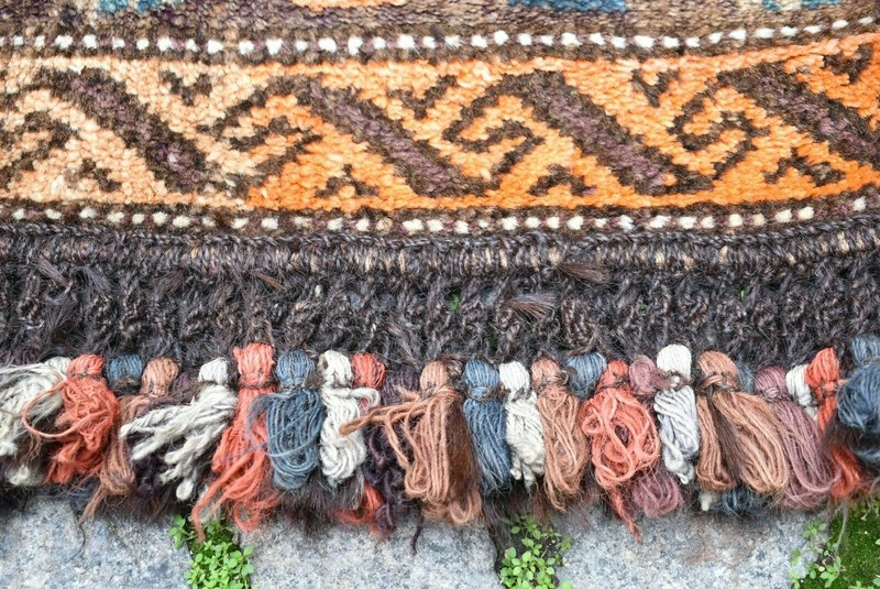 Antique Tribal Rug 27'' x 38'' Hand-knotted Tribal Completely Pillow Bag Rug gallery