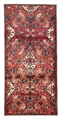 Vintage 3’11” x 8’6″ Traditional Hand Knotted Vegetable Dye Wool Area Rug