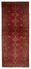 Vintage Hand-knotted Runner Rug 3'7" x 9'11" Traditional Oriental Wool Carpet gallery