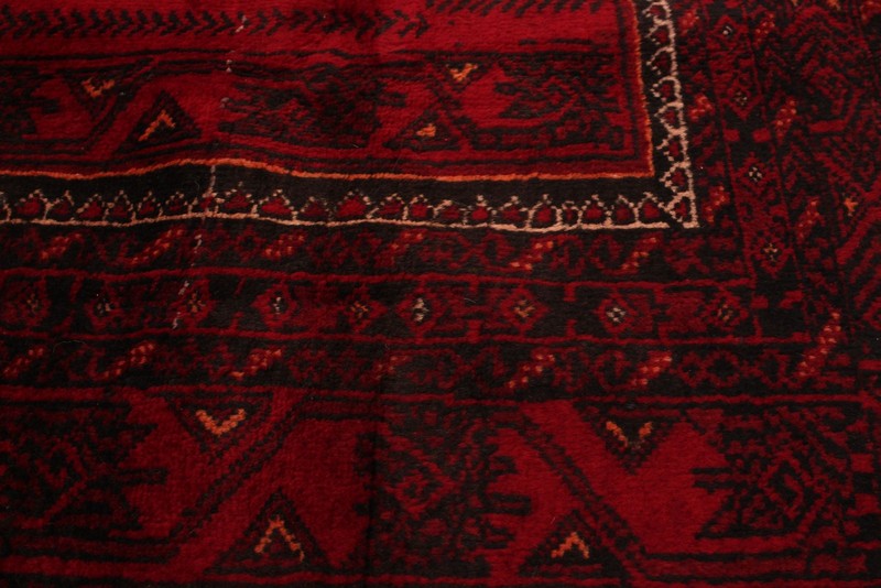 Vintage Hand-Knotted Area Rug 4'3" x 7'7" Traditional Wool Carpet gallery