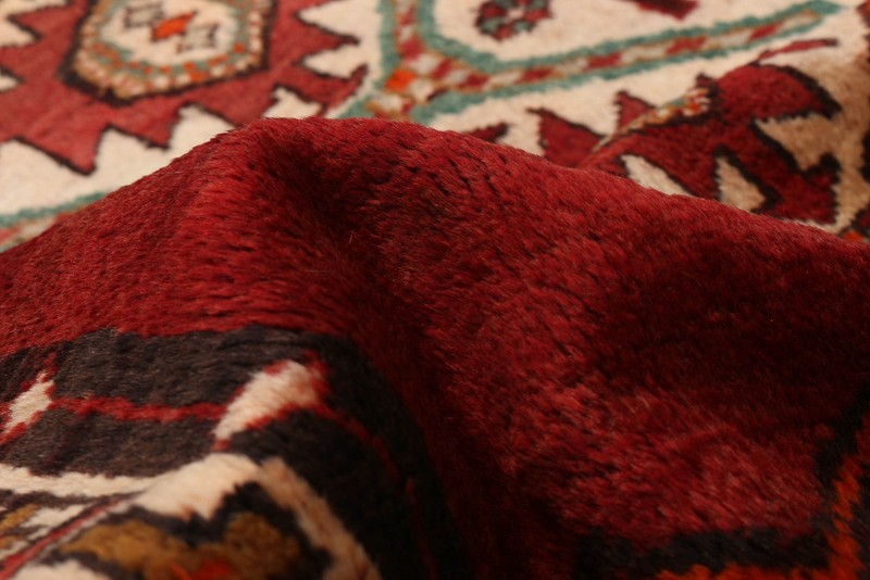 Vintage Hand-knotted Runner Rug 3'7" x 12'11" Traditional Oriental Wool Carpet gallery