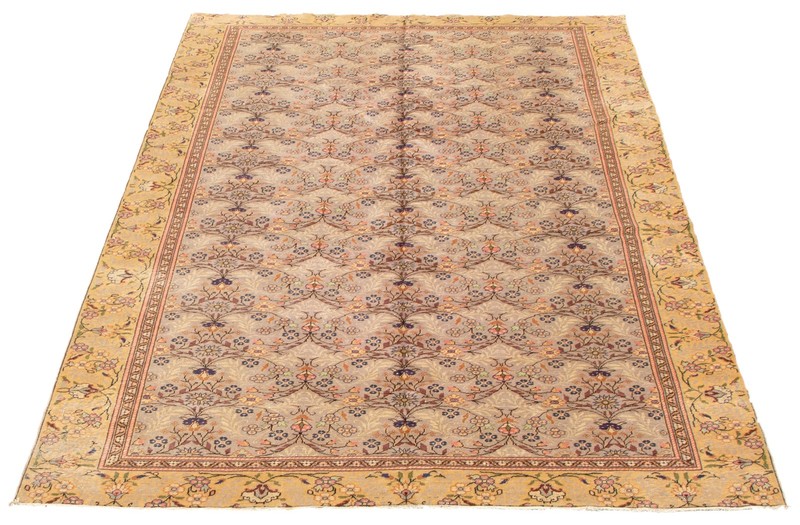 Vintage Hand-Knotted Area Rug 5'11" x 9'2" Traditional Oriental Wool Carpet gallery