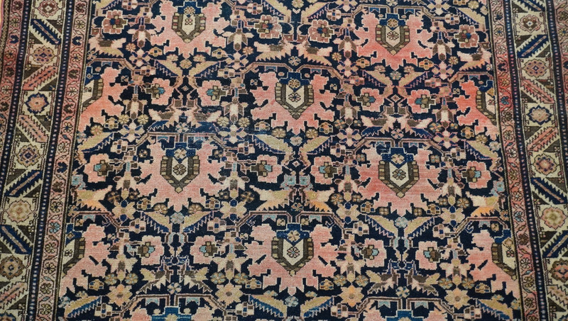 4'7" x 6'4" Antique Hand Knotted Wool Tribal Malayerr Hamadonn Oriental Rug Rare gallery