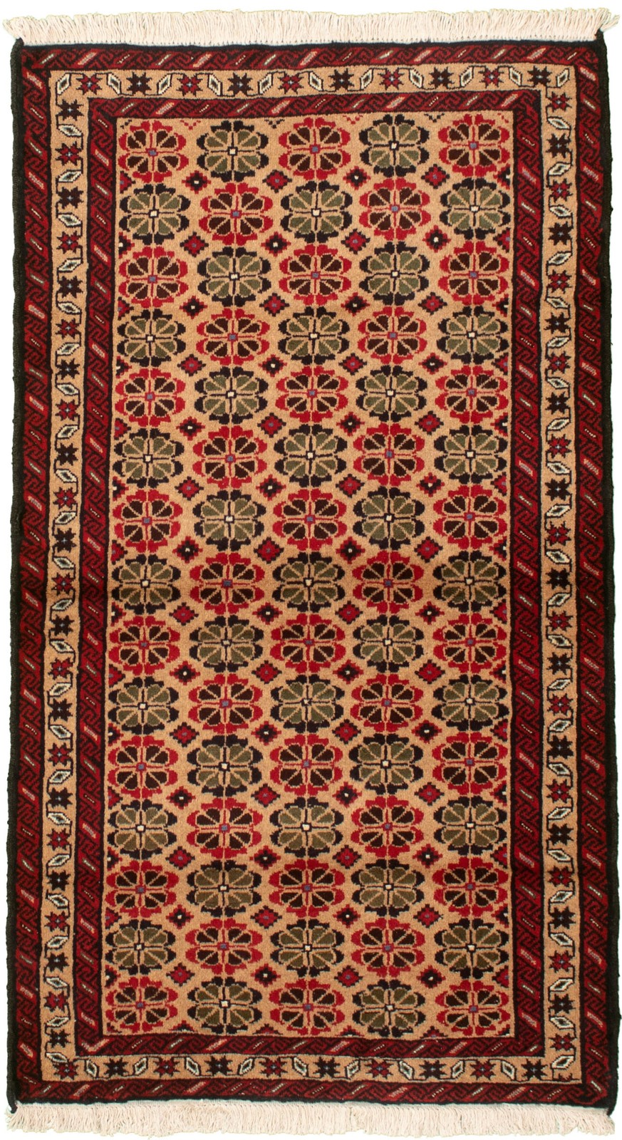 Traditional Vintage Hand-Knotted Area Rug 3'3" x 5'11" Oriental Wool Carpet gallery