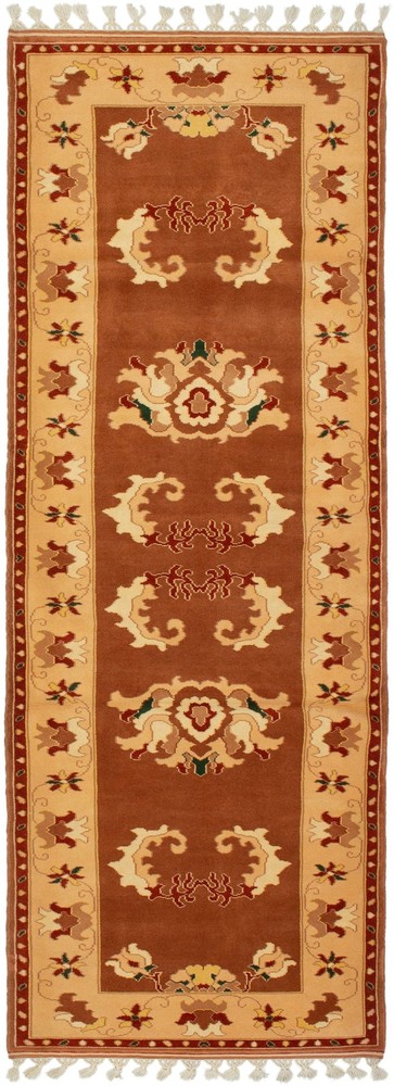 3'1" x 9'6" Vintage Hand-knotted Runner Rug Traditional Oriental Wool Carpet