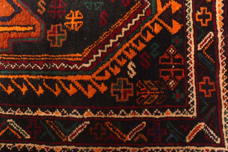 Vintage 3'4" x 5'6" Traditional Hand Knotted Vegetable Dye Wool Area Rug gallery