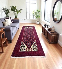 3’4 x 6’2 Gorgeous Bird Design Vintage Nomadic Oriental Handmade Wool Area Rug