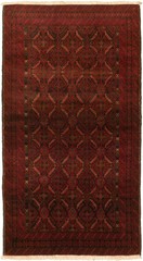 Vintage 3’2″ x 5’10” Traditional Hand Knotted Vegetable Dye Wool Area Rug