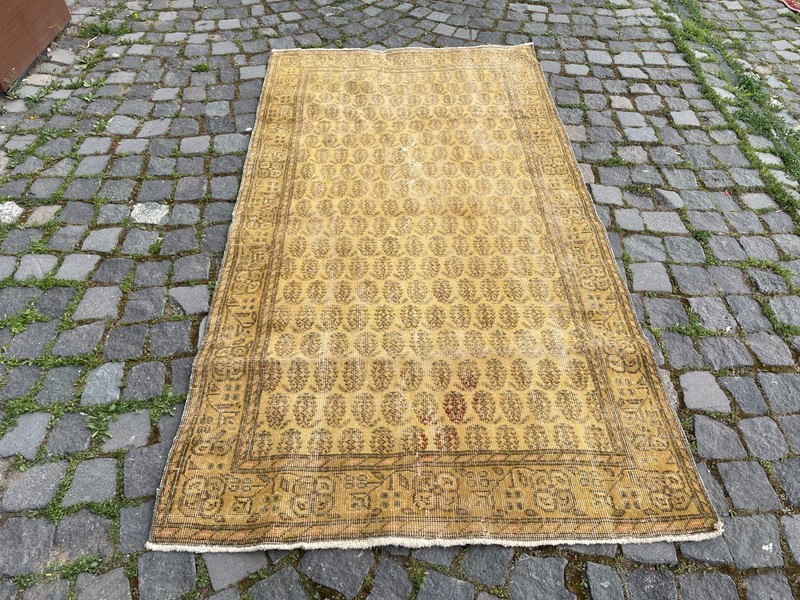 Home Decor Rug, Turkish Vintage Rug, Boho Decor Rug, 3,6 x 6,6 ft gallery